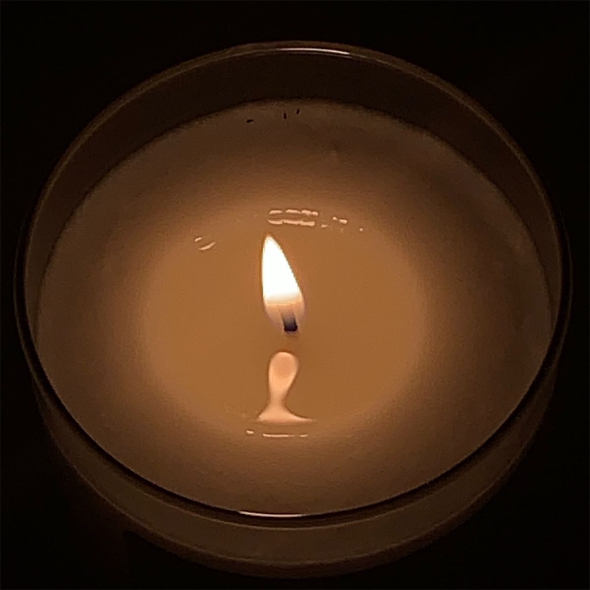 Candle flame and around